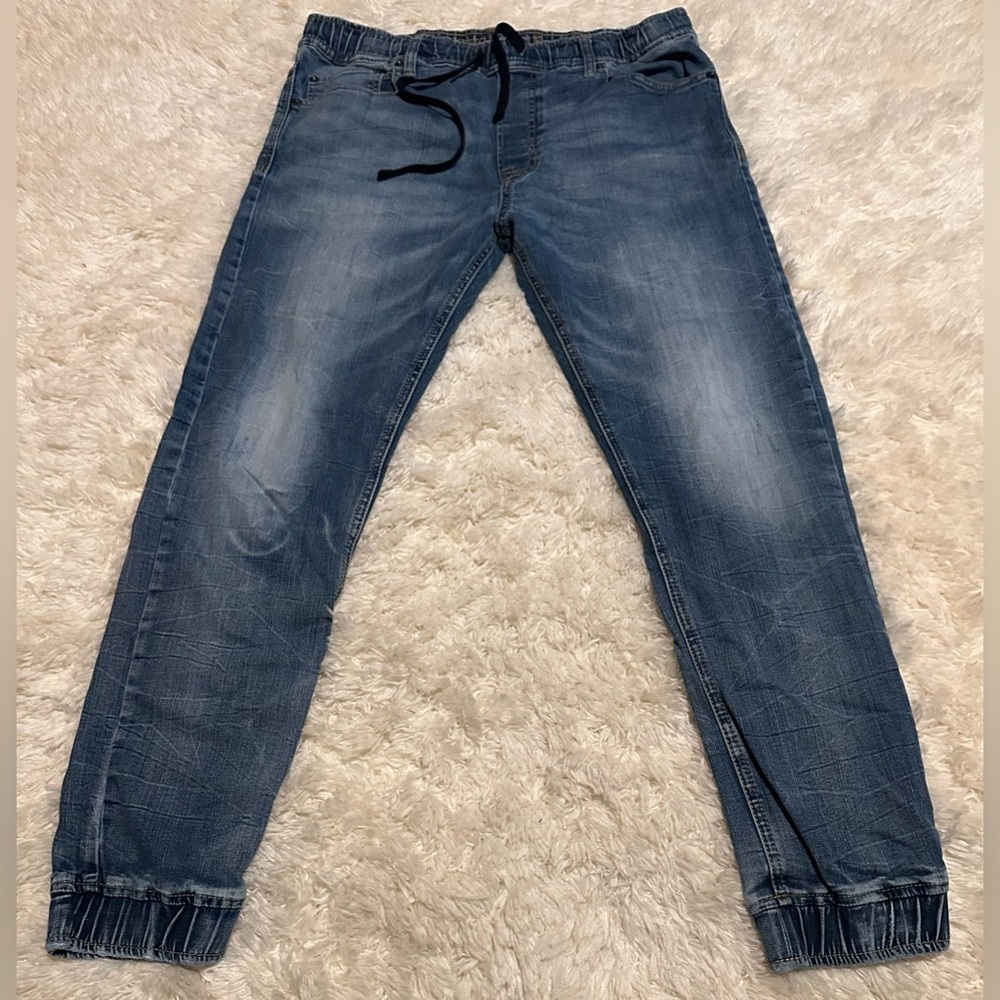 American Eagle Outfitters Women’s Size Medium Active Flex Denim Blue Jeans EUC